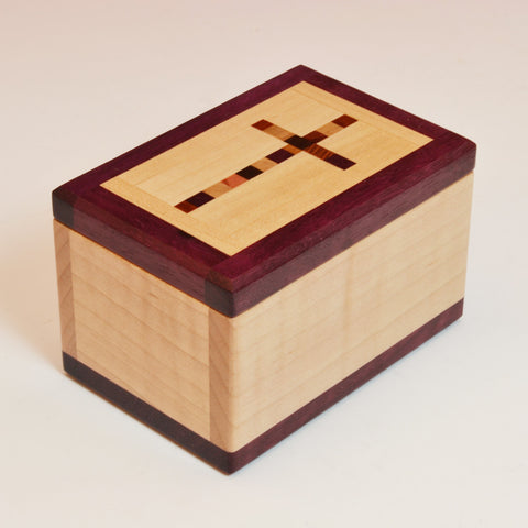 Mini "Cross" (414-XS) Series Keepsake Boxes